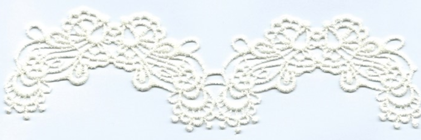 CH-CUT LACE W/TEXT:15Y:1.5" (TX57-1261)