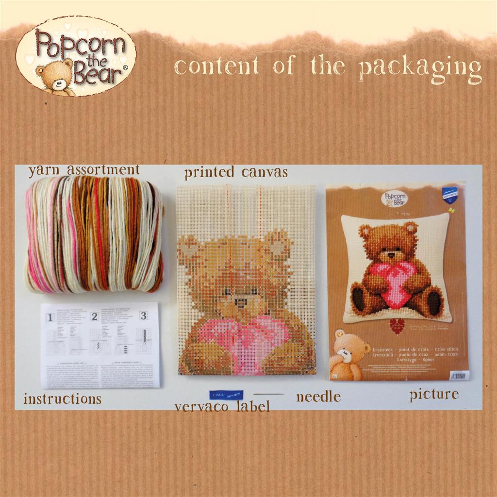 VERVACO CROSS STITCH CUSHION KIT (PN-0011090)