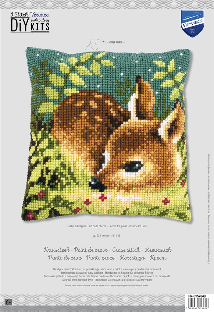 VERVACO CROSS STITCH CUSHION KIT (PN-0157049)