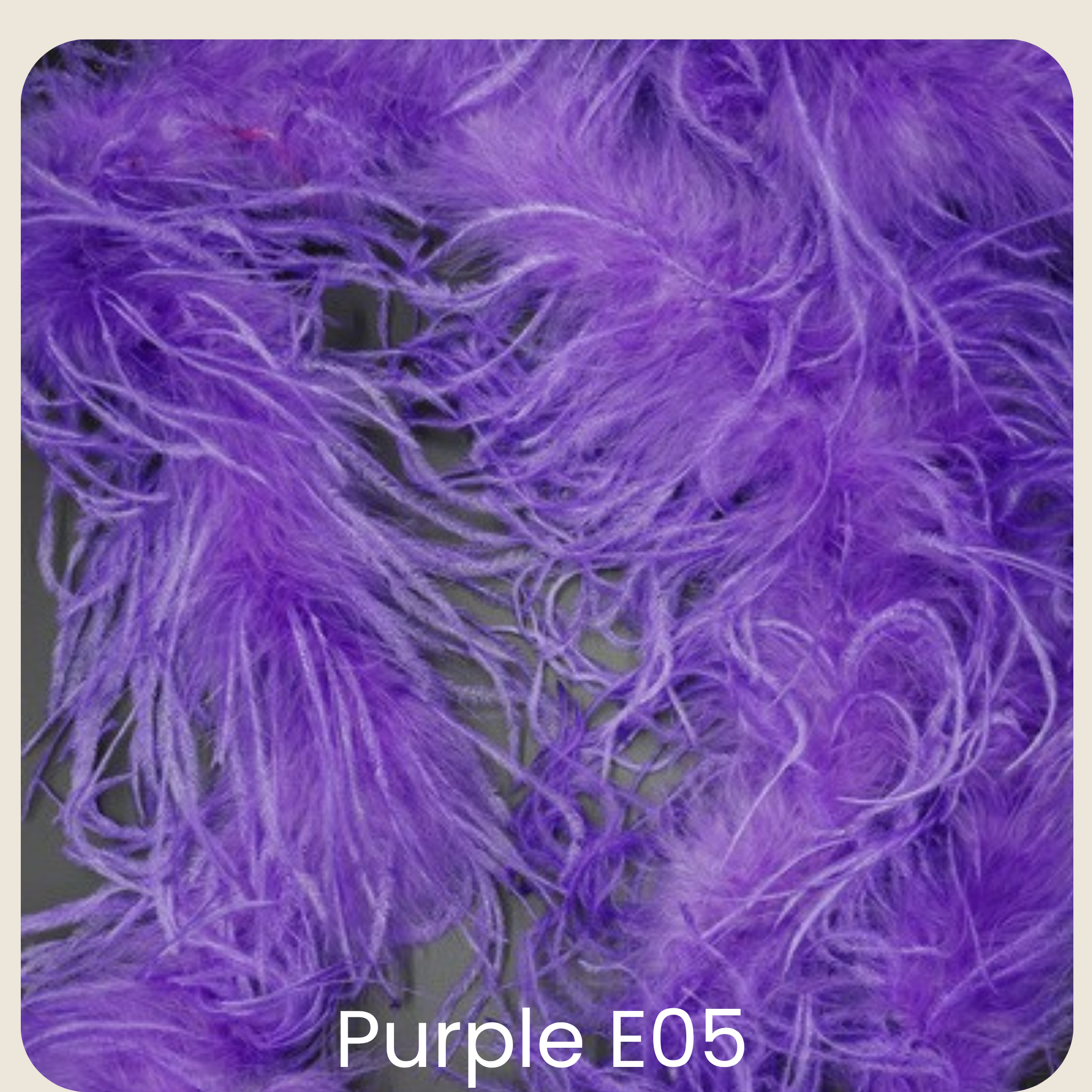 OSTRICH FEATHER:2YD (1.84MTR) (MCN009)