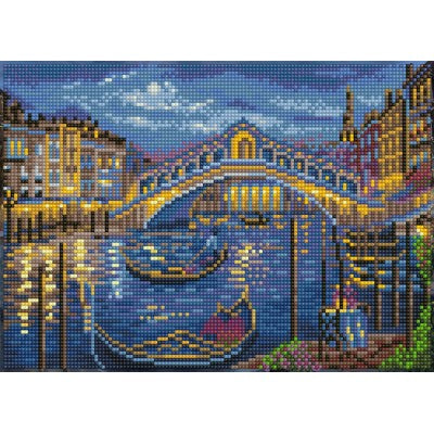 SD4.407 Evening stroll to the Rialto Bridge  9.84 x 13.78 in