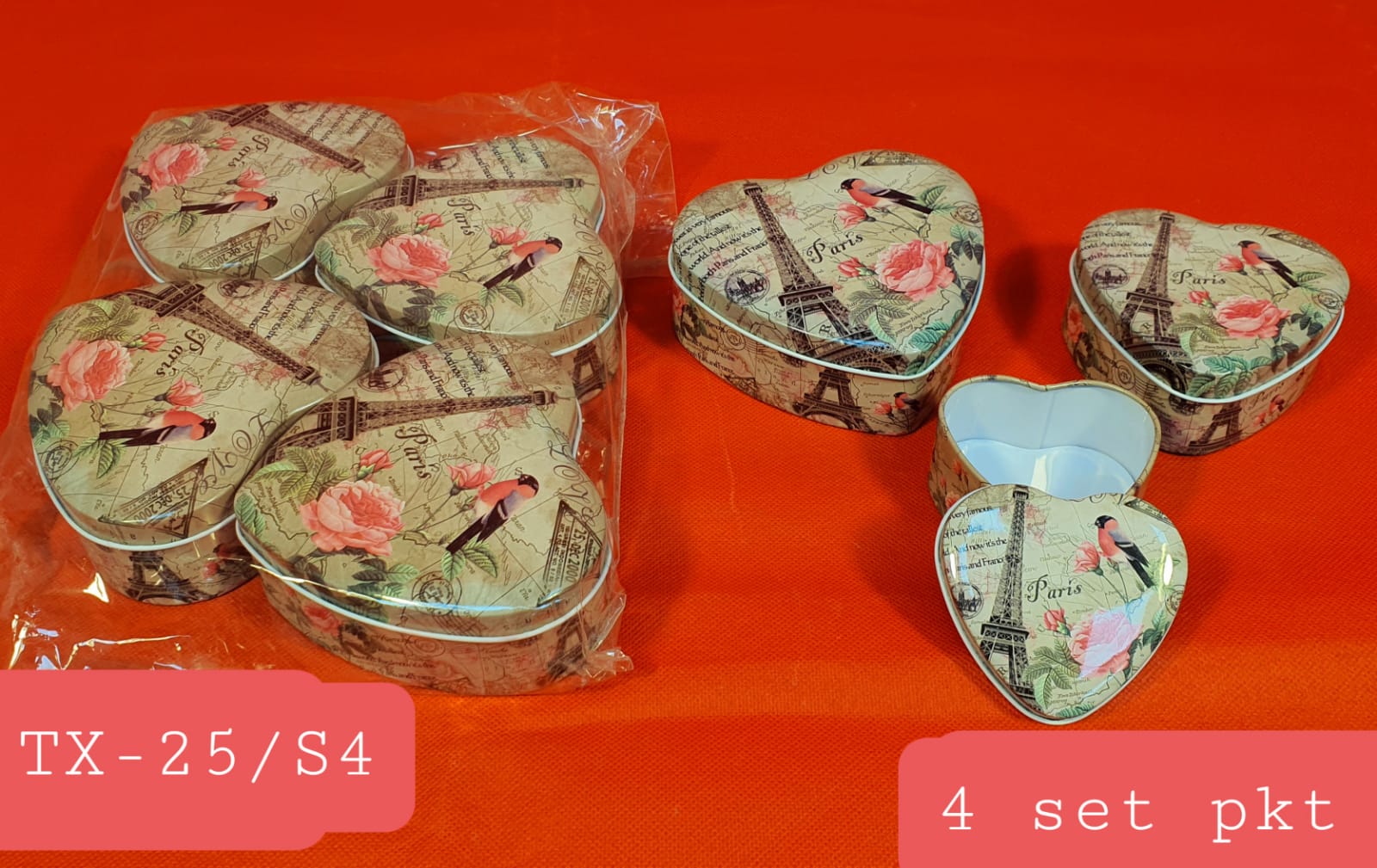 MINI IRON BOX:4SET/PKT (TX-25/S4)